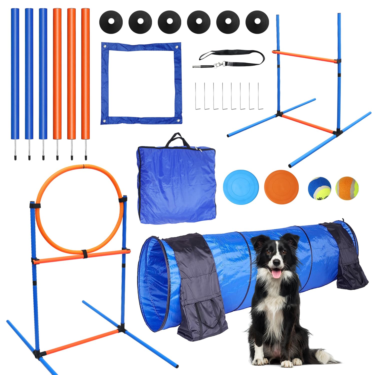 MelkTemn premium dog agility tire jump for faster jumps and coordination