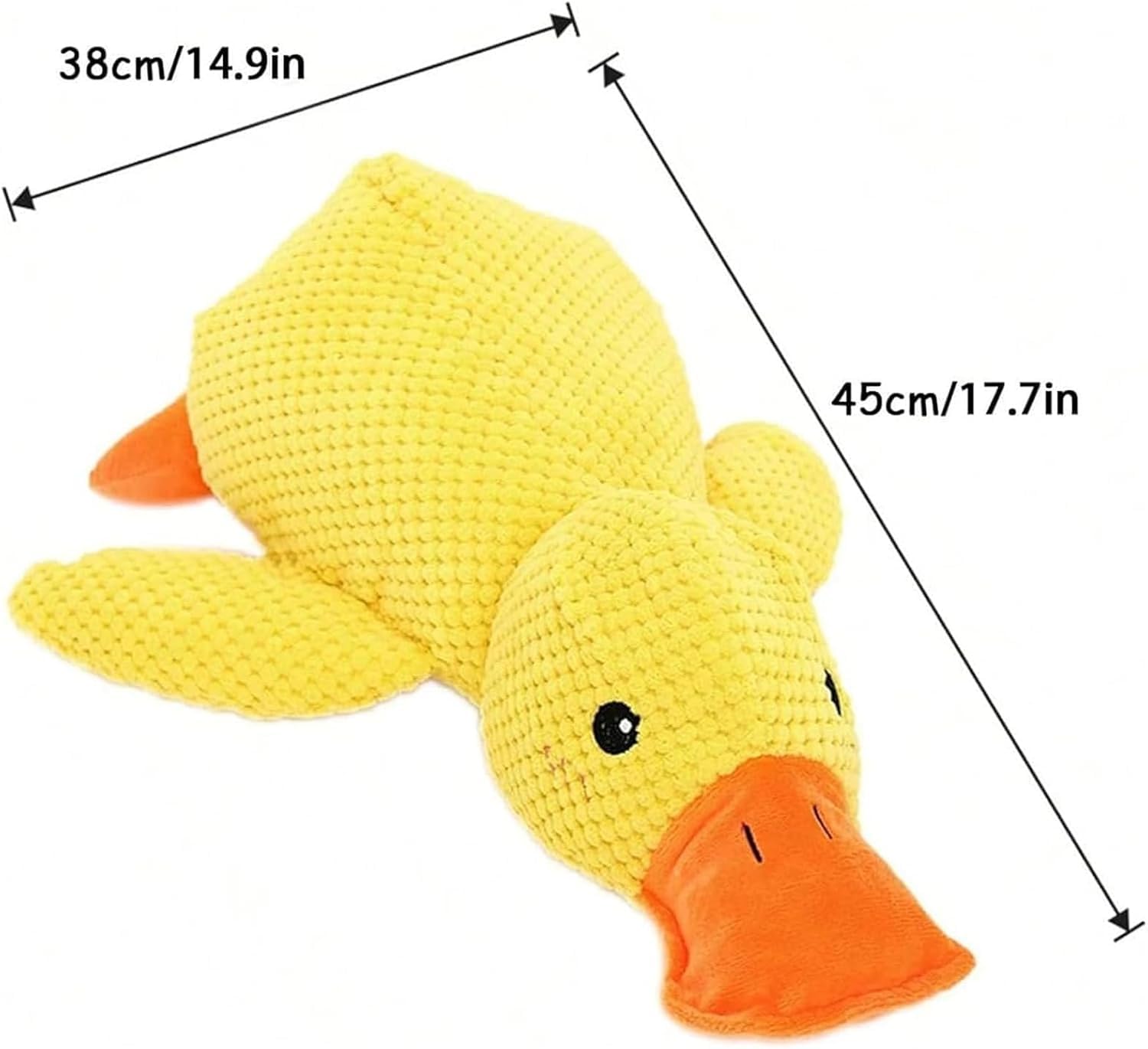The Mellow Ducks durable cotton toy resists chewing for long-lasting play