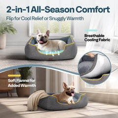 MellowMates orthopedic bed three-sided bolsters close-up highlights neck support and secure rest.