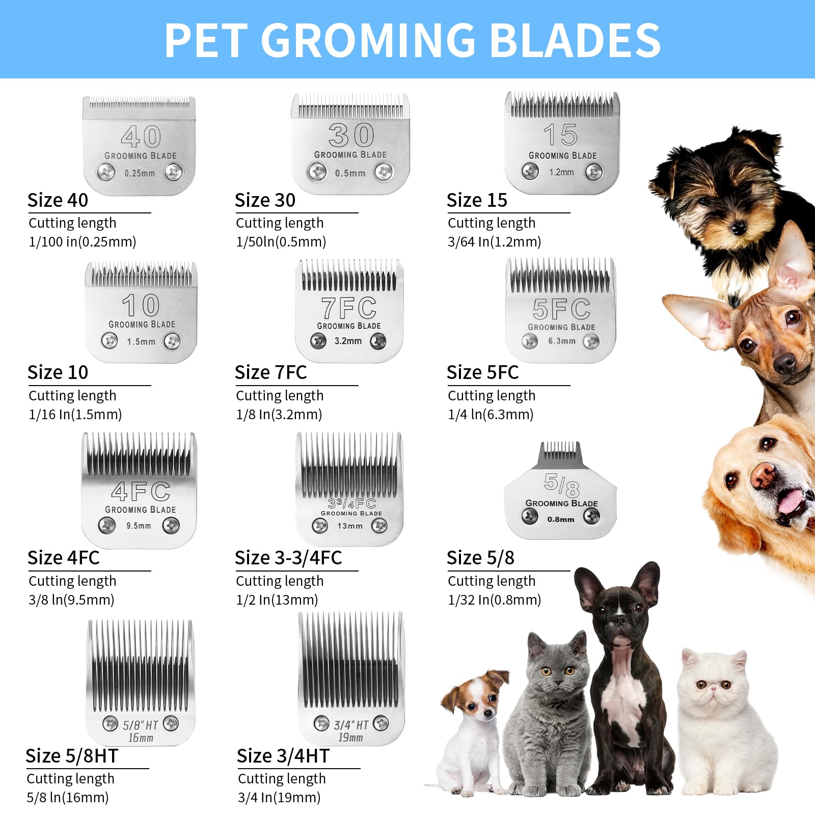MEMIRY titanium-coated shear blade for durable, sharp grooming