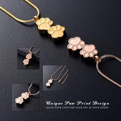 Memorial Jewelry engraved paw pendant personalized remembrance option.