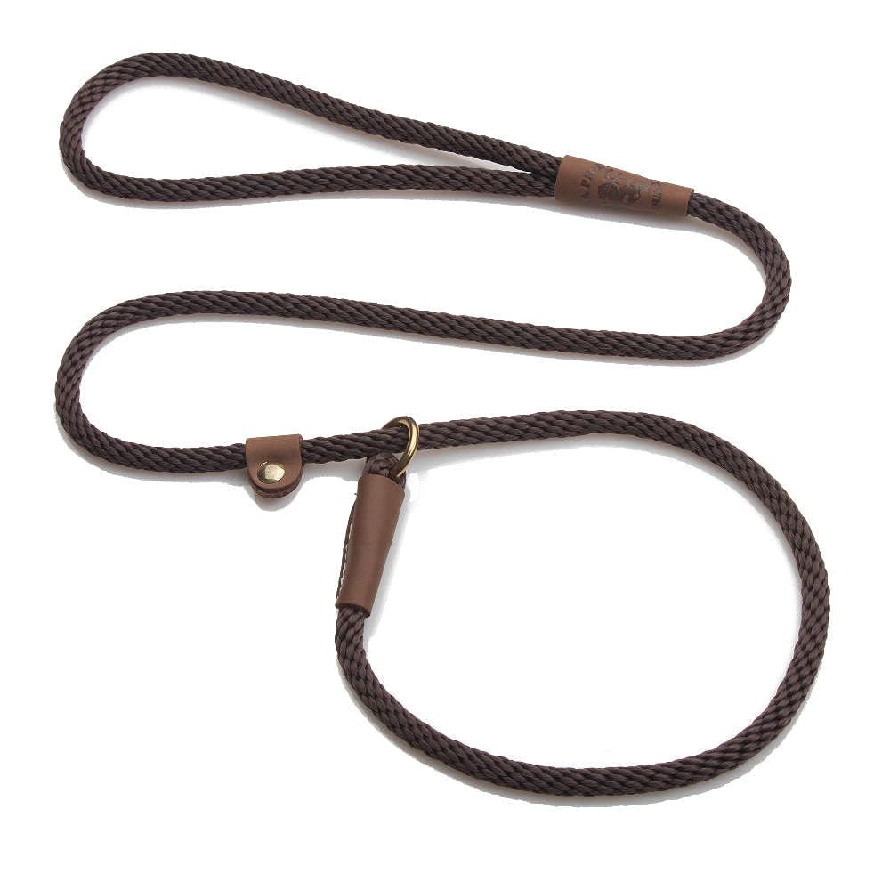 Mendota Pet Slip Leash overview shows dual leash and collar use for training.