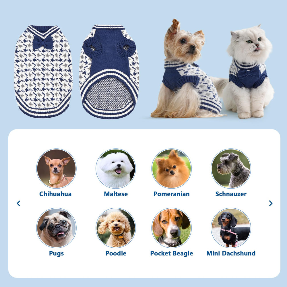 MengMengDa breathable acrylic fiber keeps your pet comfy on cool days