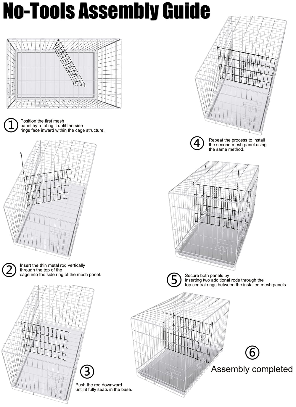 MENGSTER divider with paw-safe rounded corners for gentle pets