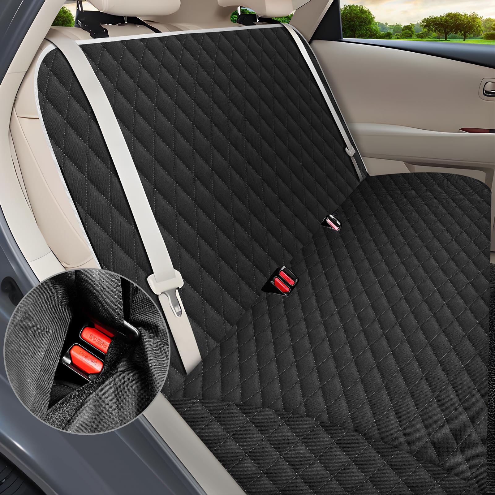 Meolsaek durable-dog-car-seat-cover withstands daily family use.