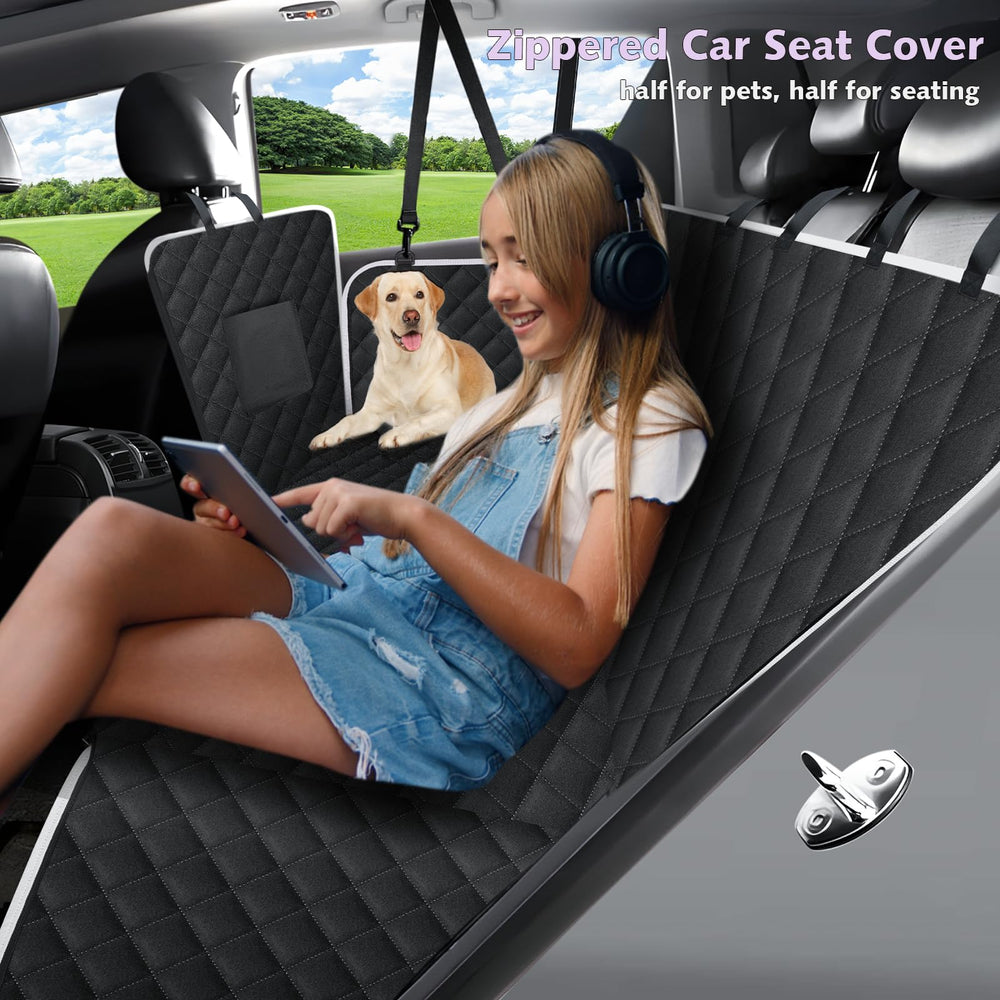 Meolsaek waterproof-600d-oxford fabric keeps seats dry on trips.