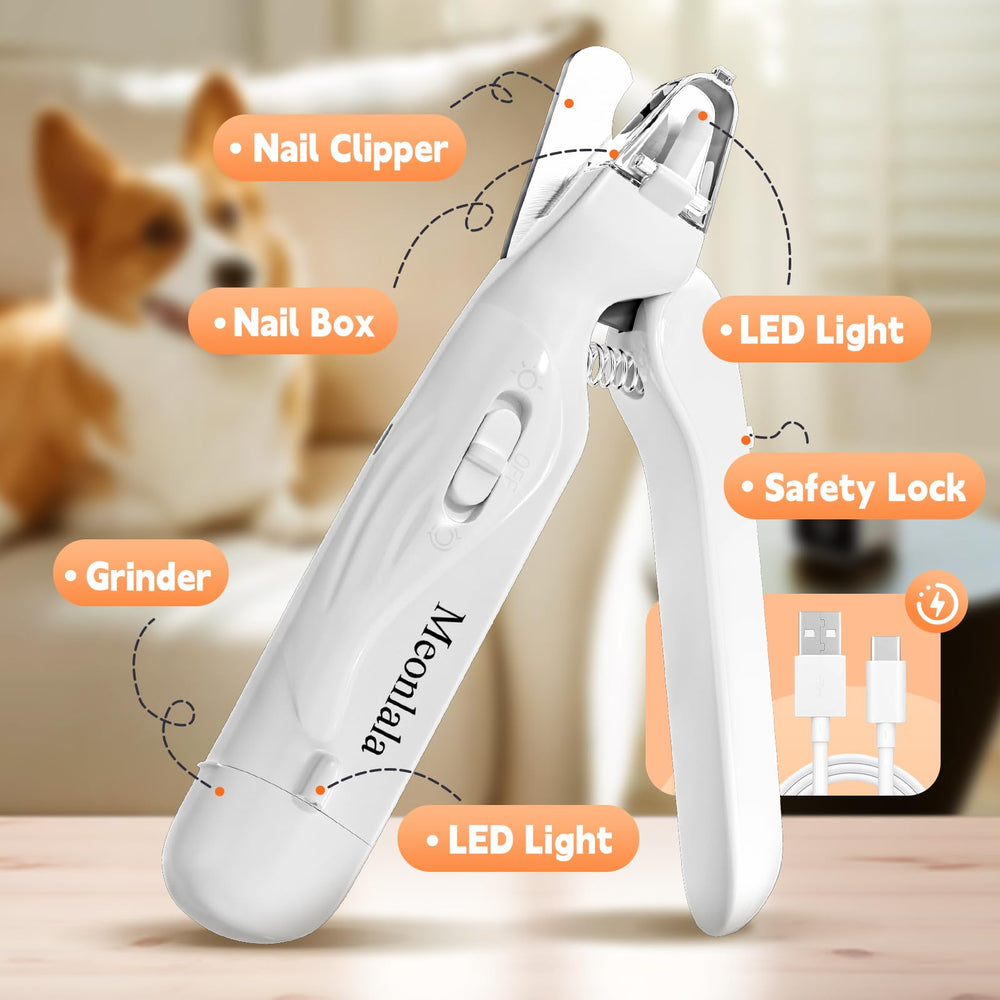 Meonlala ultra-quiet nail grinder operates under 40dB for calmer pets
