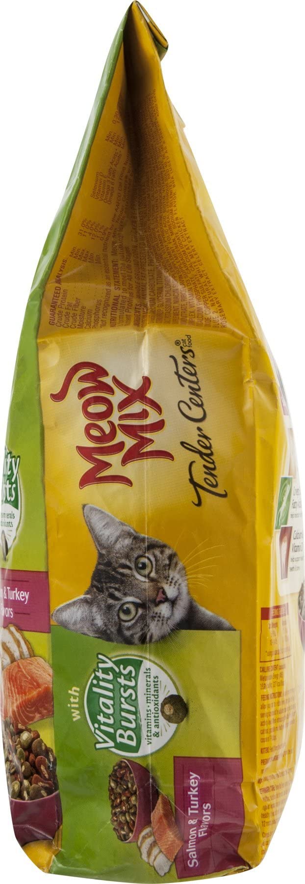 Meow Mix Big Heart logo on packaging aids quick identification on shelves