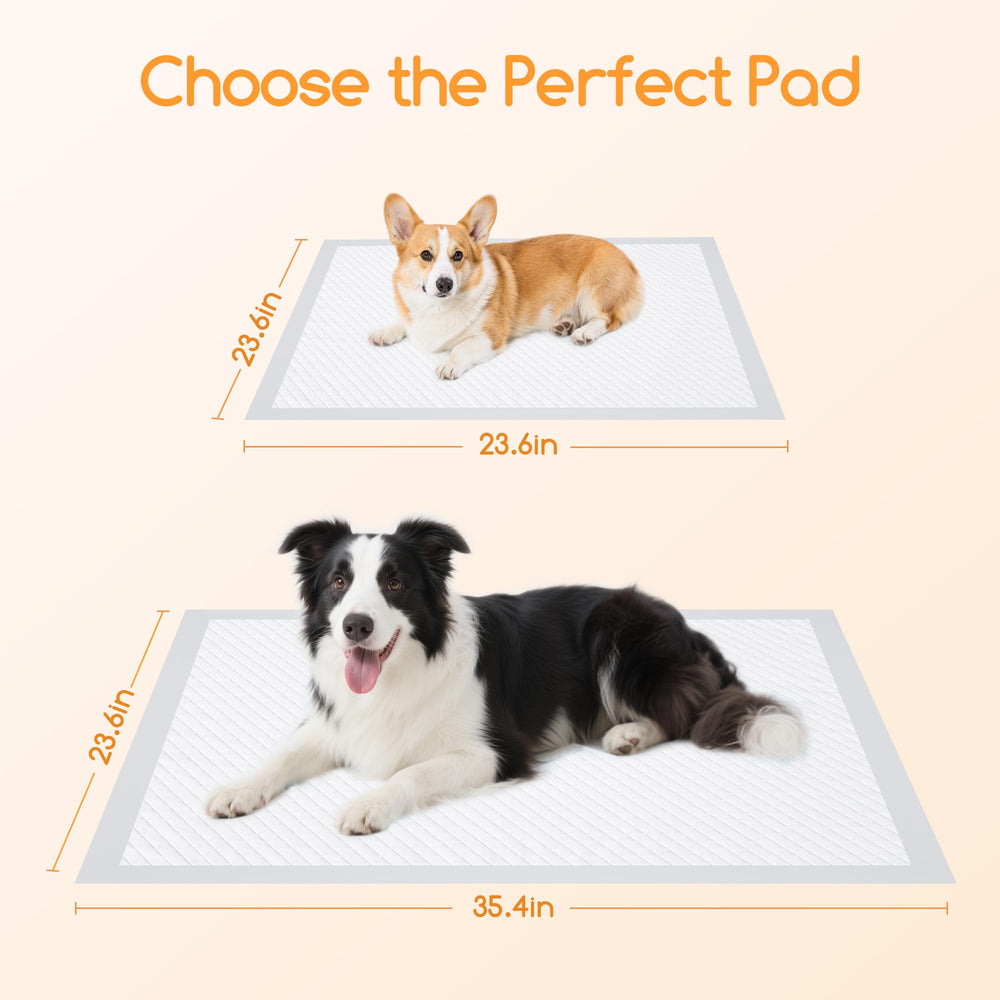 Meowant puppy pads absorb quickly with a gel-forming core for tidy rooms.