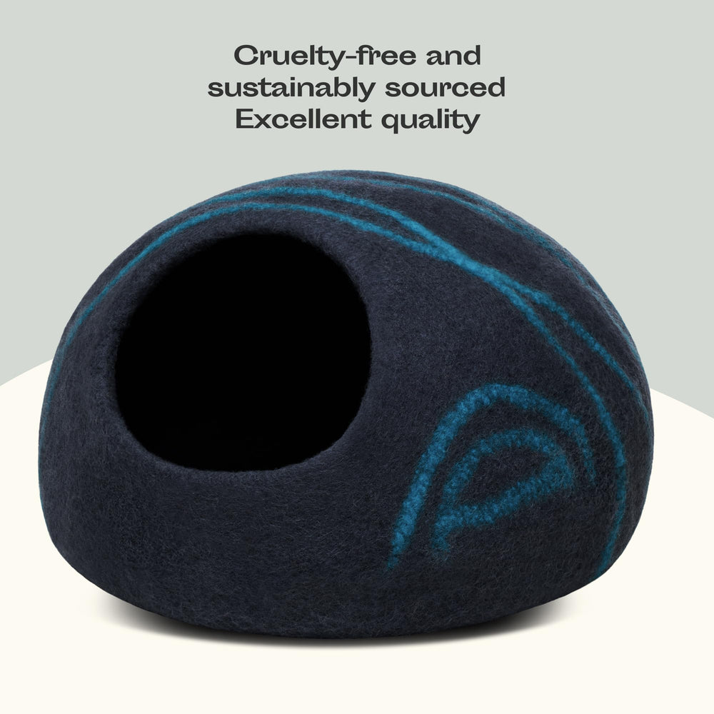 MEOWFIA Cat Cave durable yet lightweight structure for easy relocation.