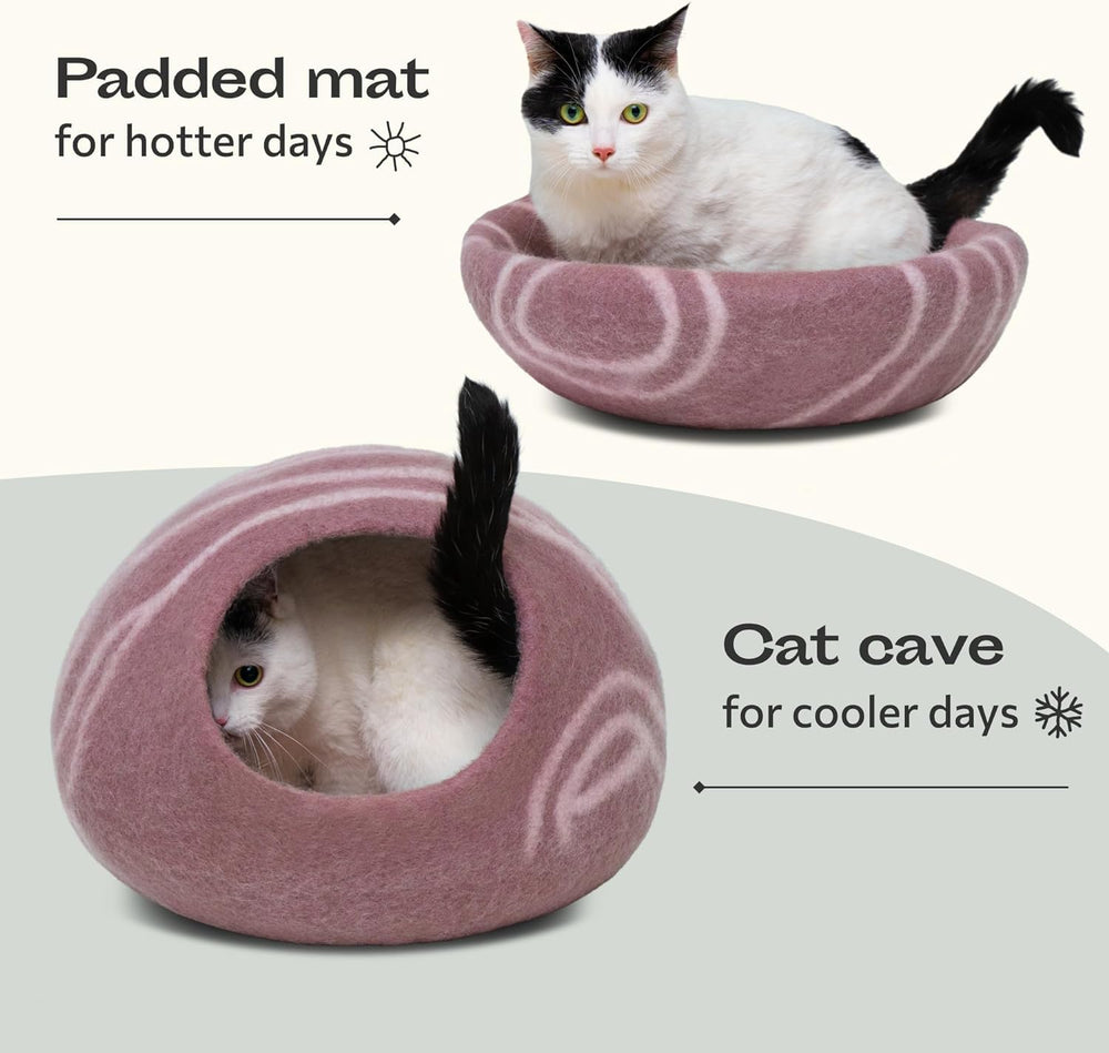 MEOWFIA Cat Cave top surface ready for lounging and play.