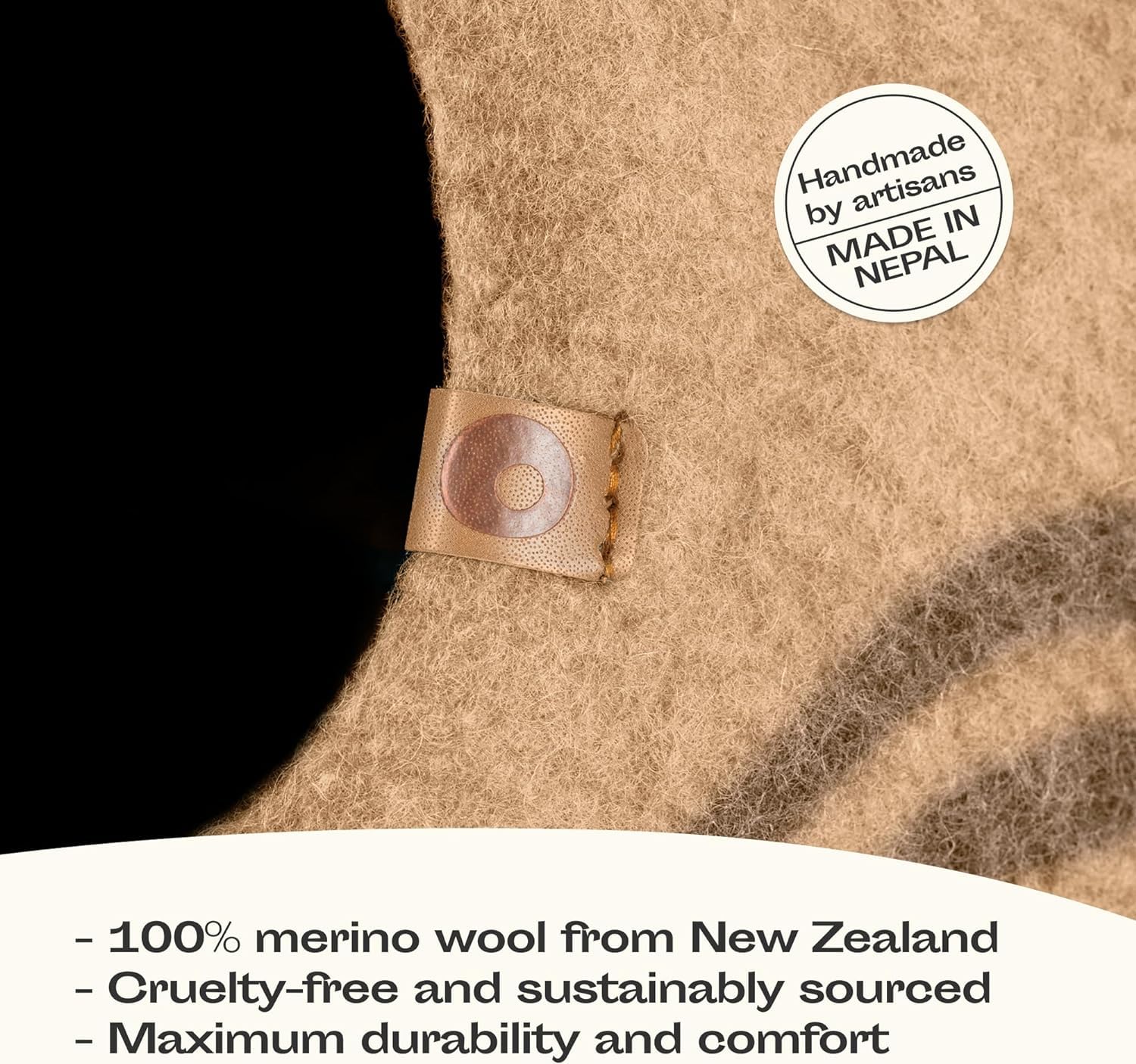 MEOWFIA Cat Cave top view showing compact dual-use design for hiding or lounging.