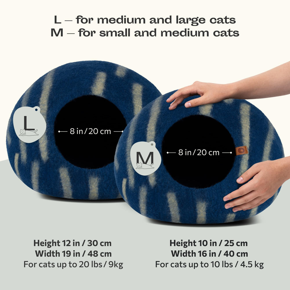 Meowfia cat cave top view—dual-use warmth and play surface.