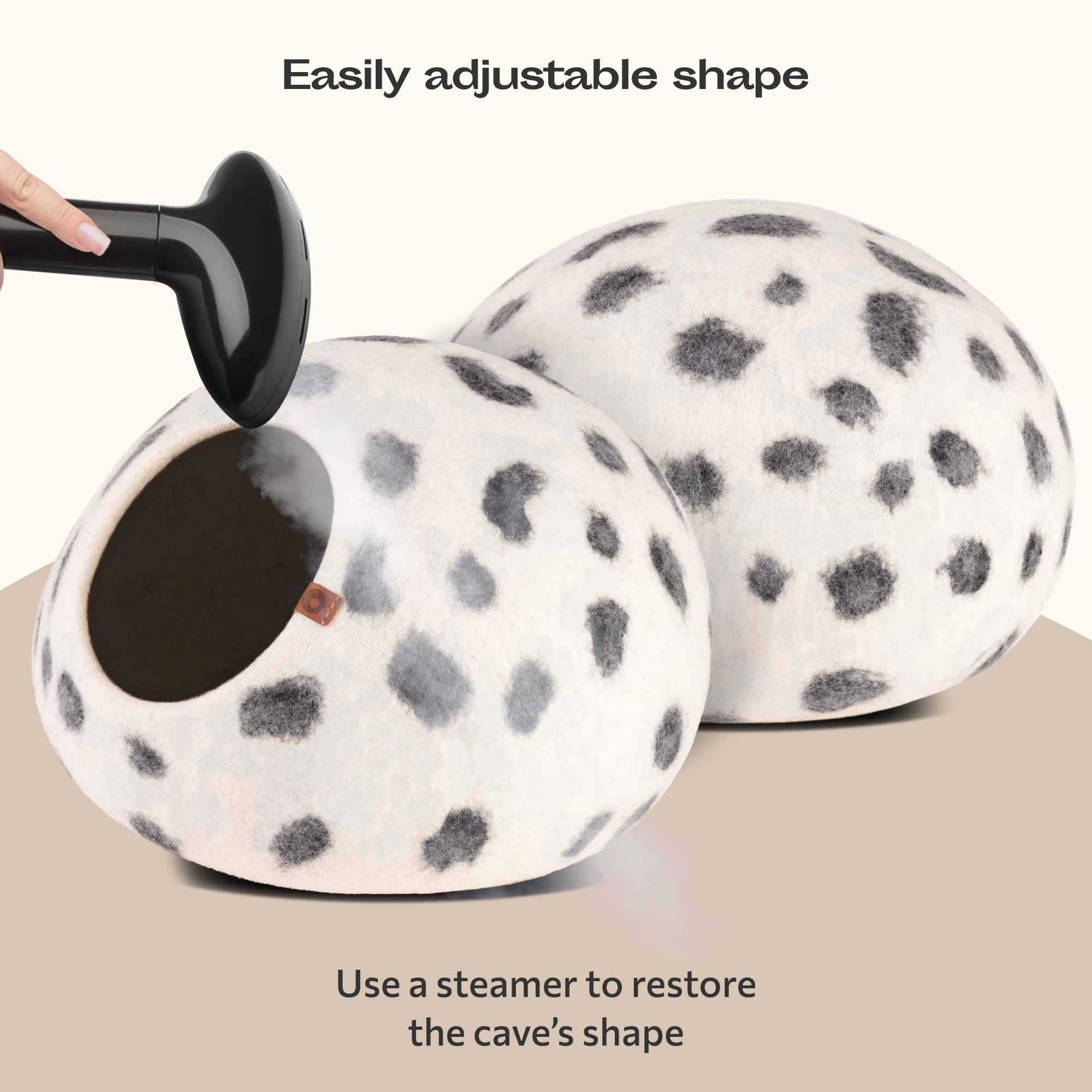 MEOWFIA Cat Cave winter-warmth and summer-cool design for year-round use.