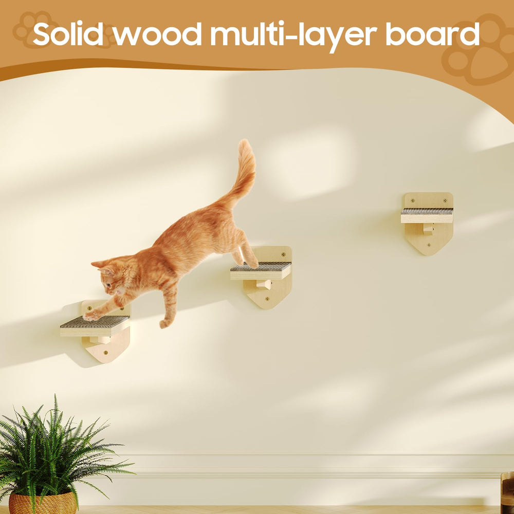 MeowHomm wall mount installation shows sturdy hardware for safe wall mounting.
