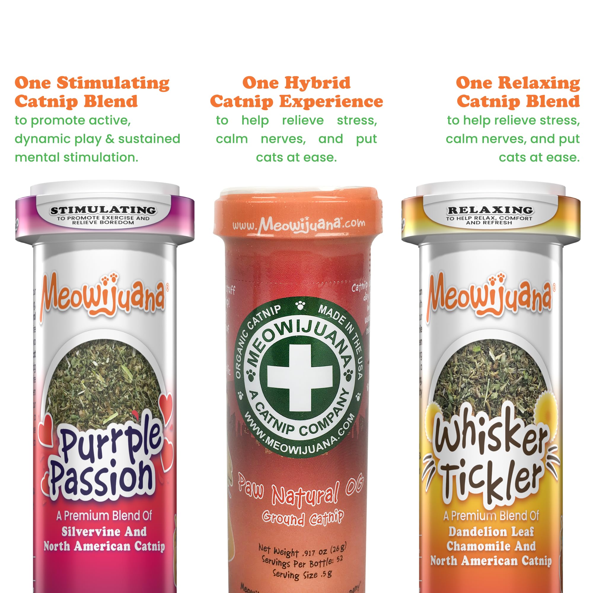 Meowijuana Purrple Passion with silvervine boosts curiosity and play