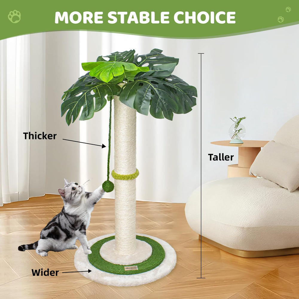 Meowoou space-saving cat tree design fits small rooms stylishly.