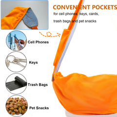 Meow&Woof lightweight carrier measures 18 by 11 inches for compact travel.