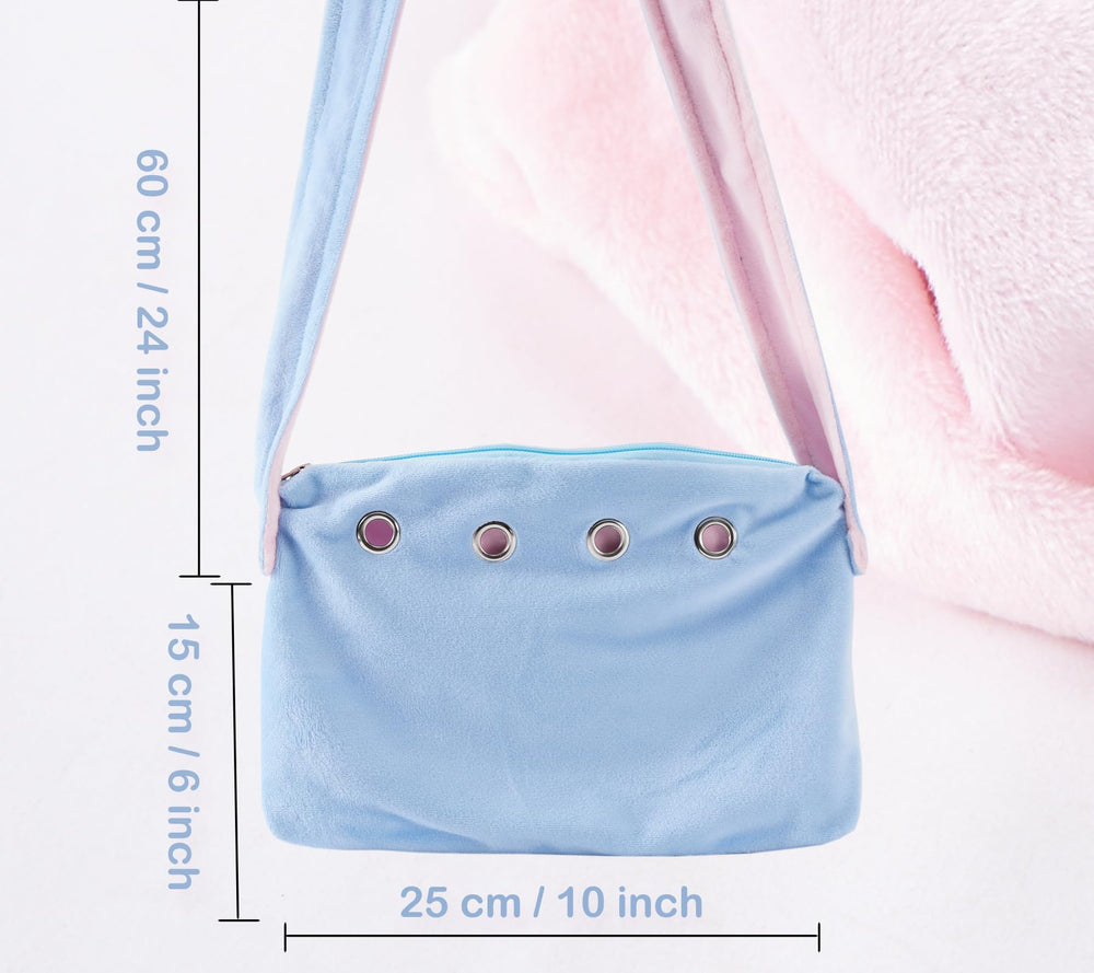 Meow&Woof bonding pouch vent zones illustrating airflow and dust protection outdoors