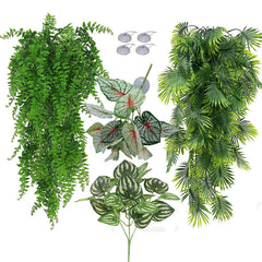 Mephan reptile plants large leaves vines provide realistic camouflage and enrichment for terrariums.