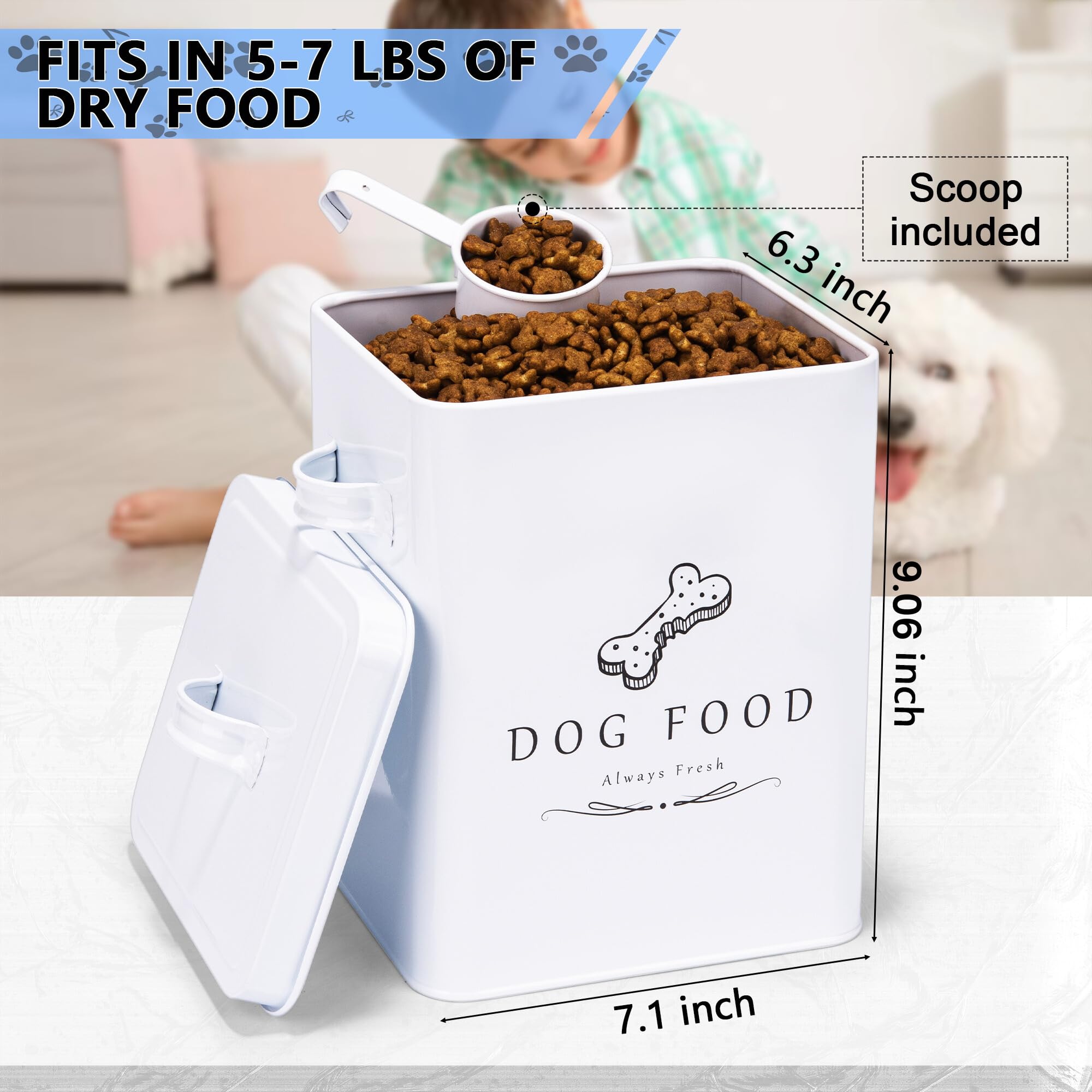 Meraki Home food scoop helps portion treats quickly and cleanly.