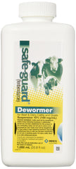 Merck Safe-Guard Suspension bottle for cattle and sheep deworming supports parasite control on the farm.