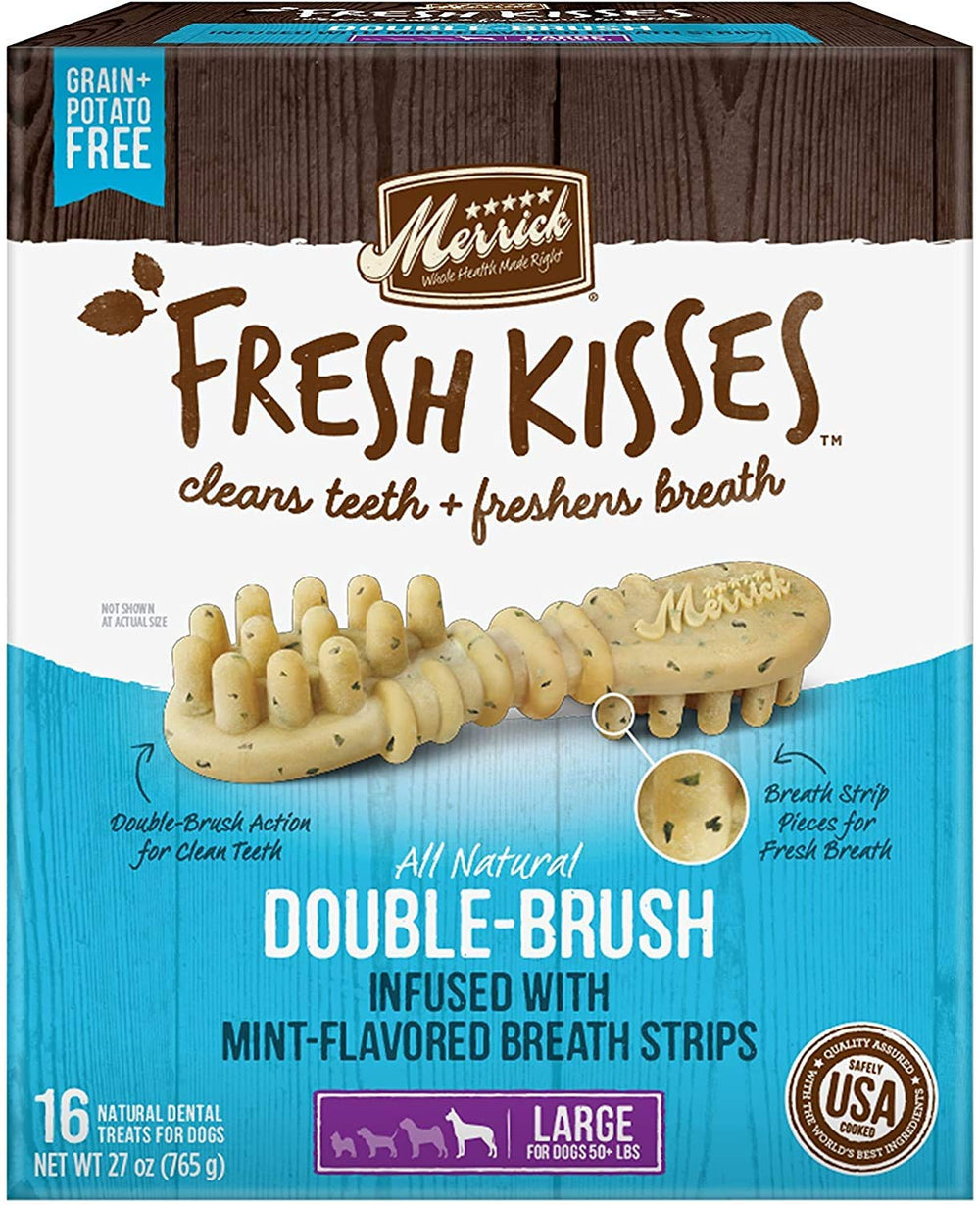 Merrick Fresh Kisses coconut oil ingredient highlight for natural dental care