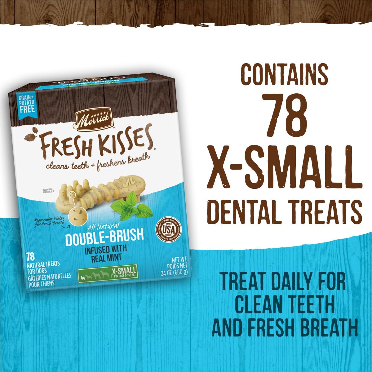 Easily digestible mini treats suitable for daily use in tiny dogs.