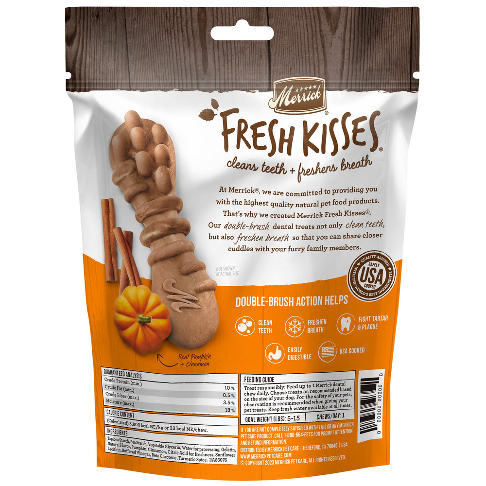 Merrick Fresh Kisses pumpkin cinnamon infusion aroma enhances flavor appeal