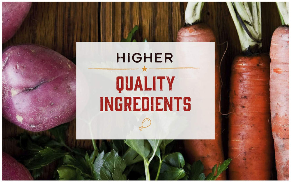 Merrick Puppy Chicken Sweet Potato chicken piece highlights real deboned meat.