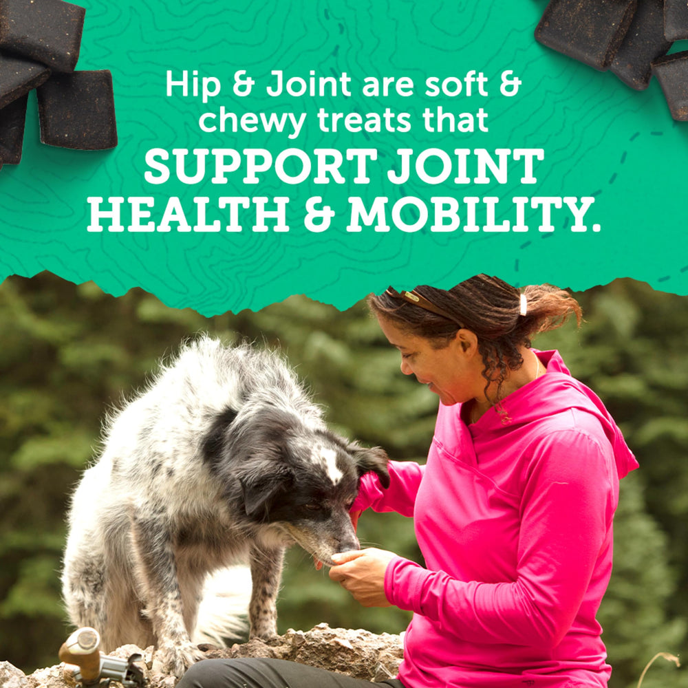 Merrick Zuke’s Hip and Joint treats in a resealable 16 oz pouch.