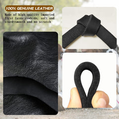 Meruogkar leash 360-degree copper hook close-up for secure training.