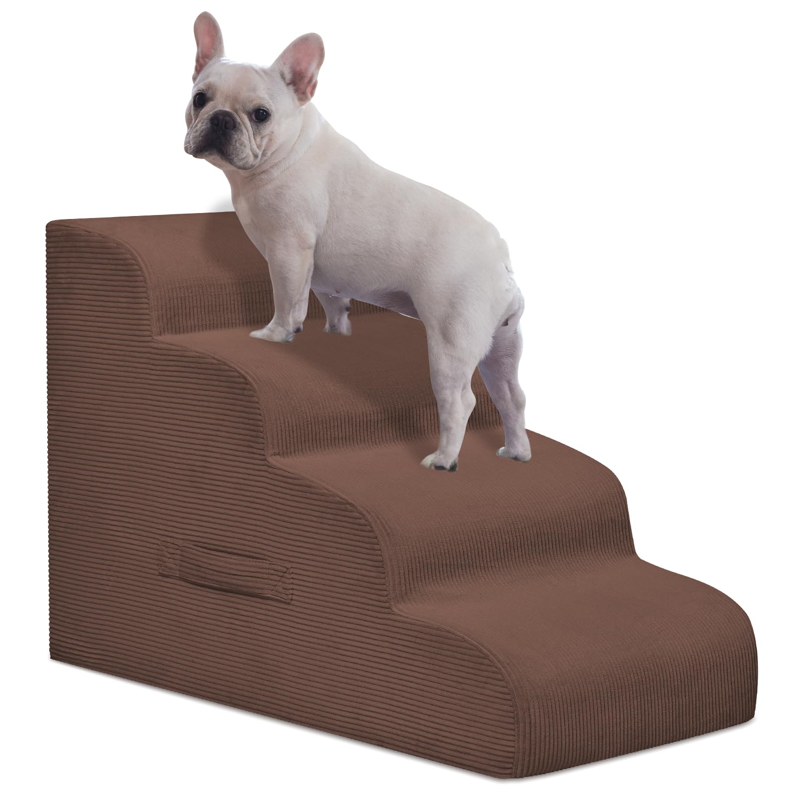 Mesa Lemon dog steps two-step on couch eases small dogs onto furniture.