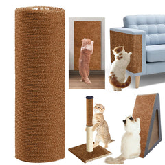 MESIXI cat scratch protector on a couch corner shields fabric from claws.