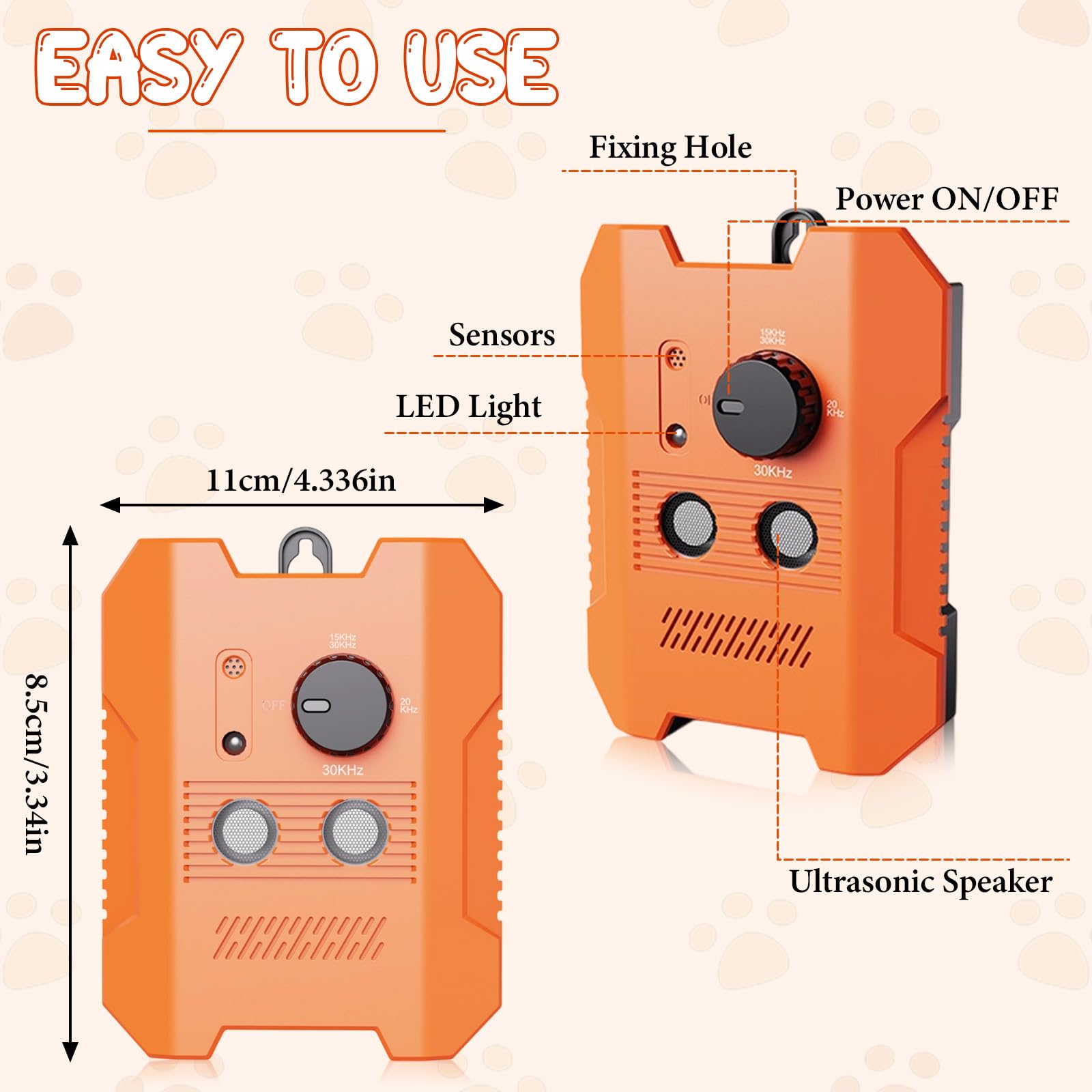 Methill Barkguard Pro adjustable levels tailor intensity for your dog.