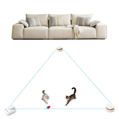 Metiya interactive cat toy with stable base keeps indoor cats safe during play.