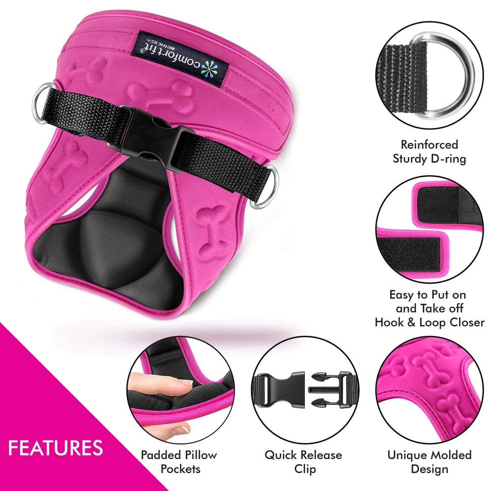 Metric USA harness shows breathable, lightweight fabric ideal for longer outings.