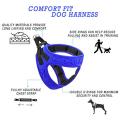 Metric USA Comfort Fit Harness reflective strips enhance safety at night.
