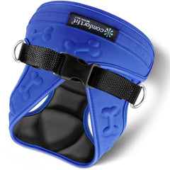 Metric USA comfort-fit harness step-in closeup for easy fitting during walks