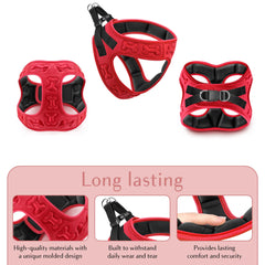 Metric USA No Pull Harness padded straps and reflective strips boost nighttime visibility.