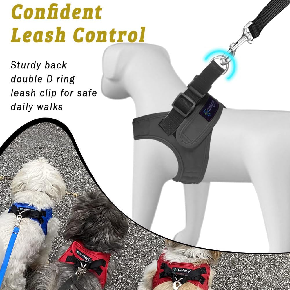 Metric USA Small-Breed Harness designed for Chihuahuas and Pomeranians with a snug fit.