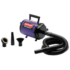 METROVAC AFTD-3 purple front view highlights powerful fast drying for salons.