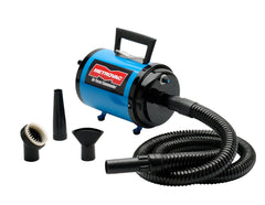 METROVAC AFTD-3V blue dryer front view for fast, adjustable-speed pet grooming