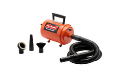 MetroVac Steel Commander front view shows rugged all-steel construction for durable grooming