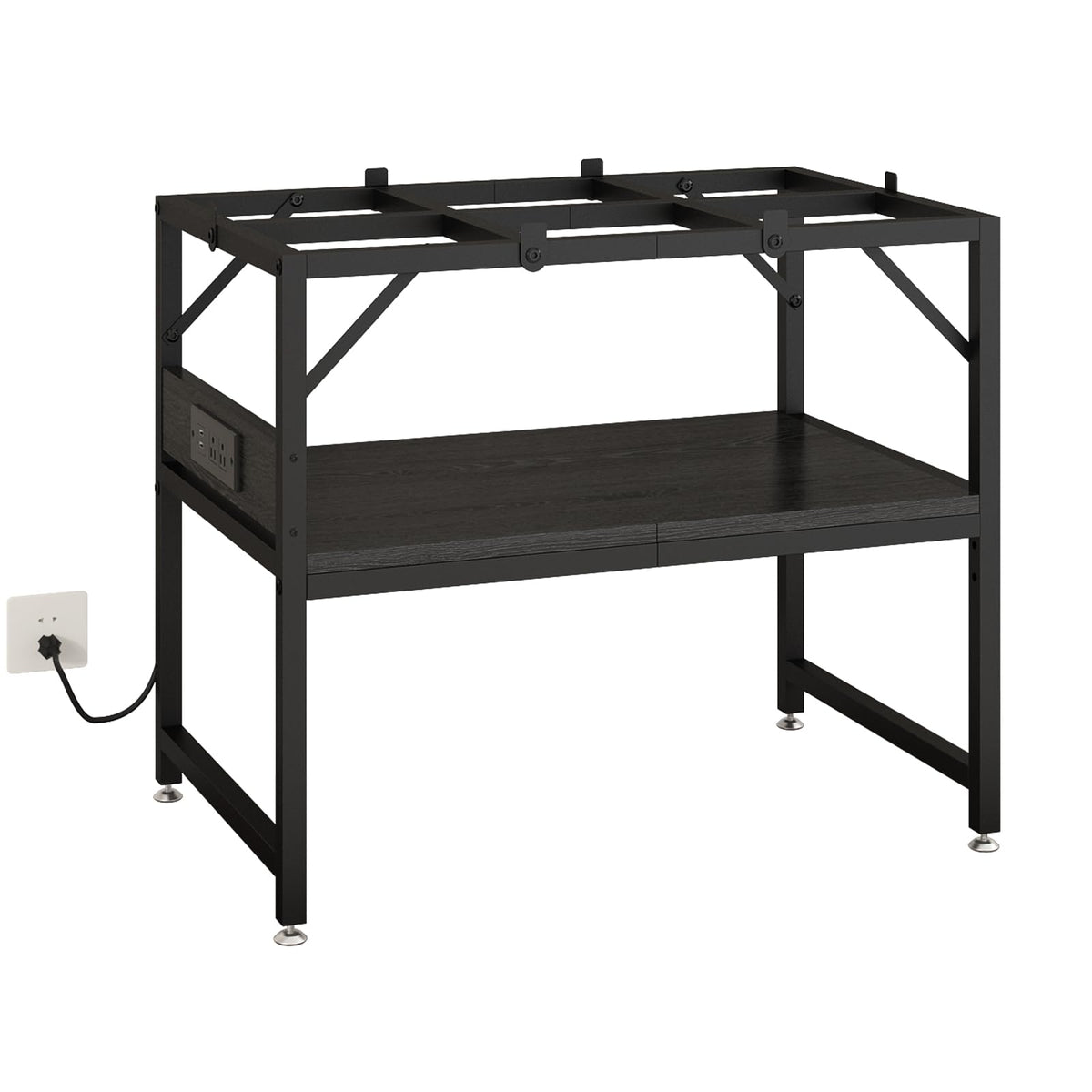 METYERRY 15-20 gallon stand top surface shows spacious area for secure tank placement.