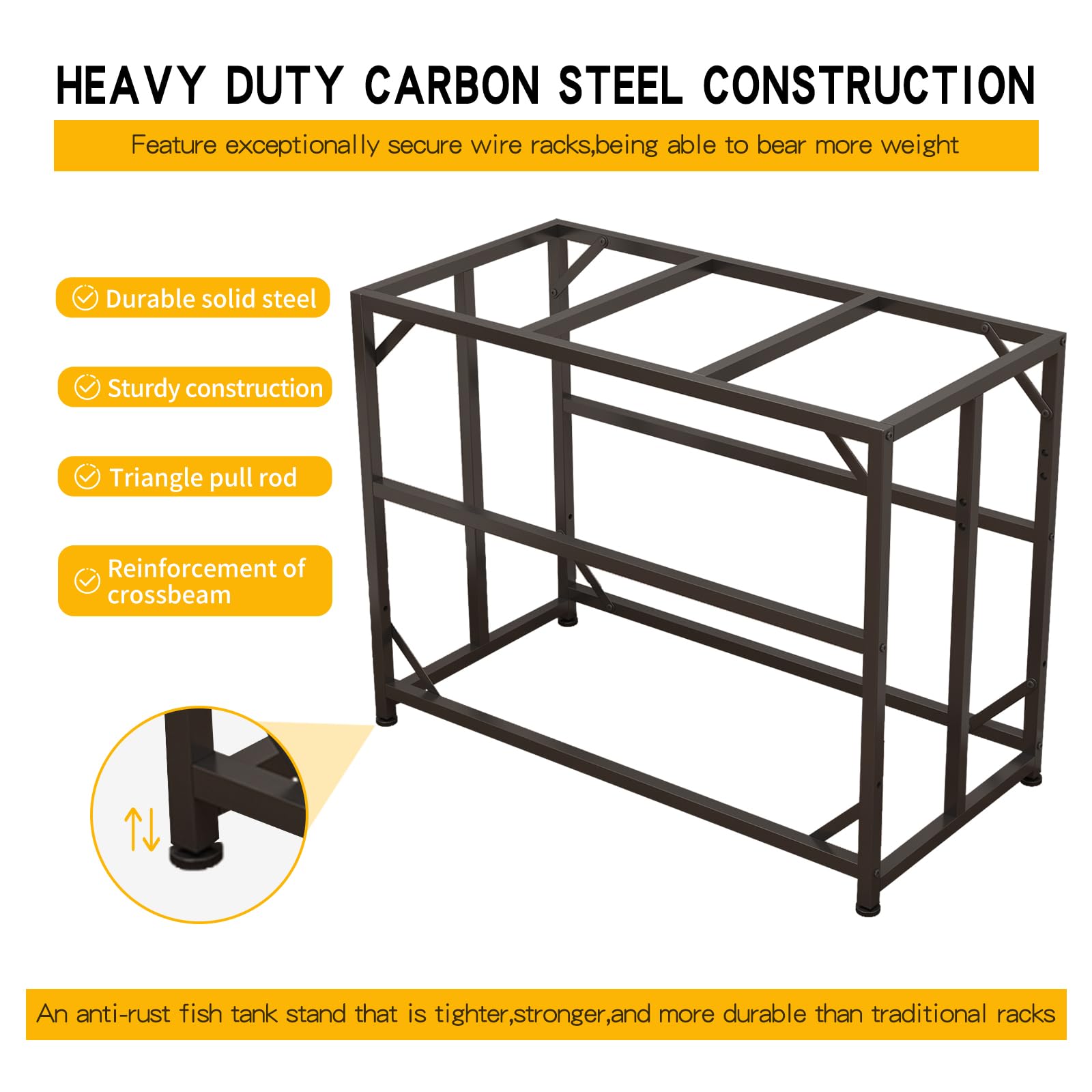 METYERRY fits standard 40-gallon tanks for reliable compatibility