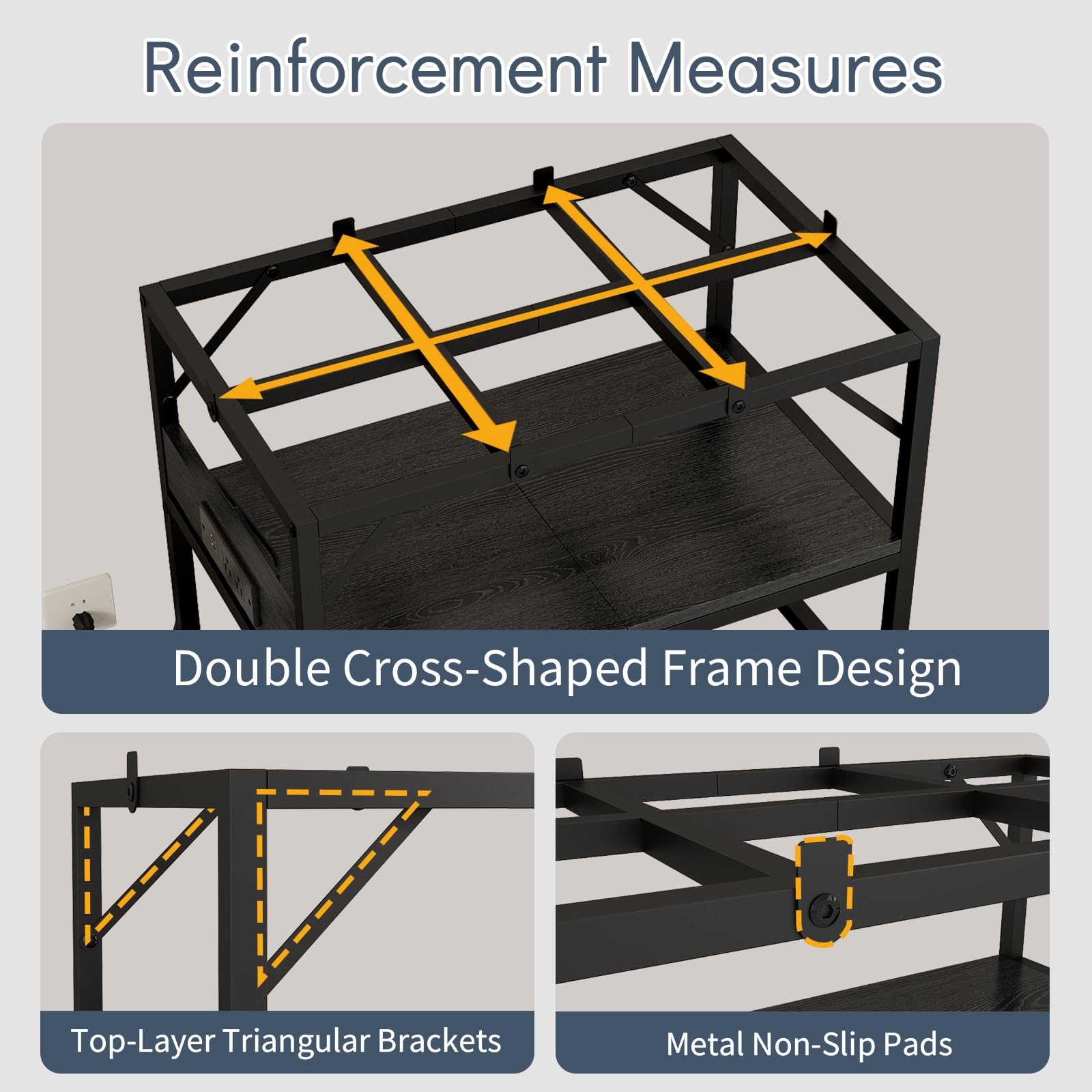 METYERRY stand supports up to 450 lbs for confident heavy setups.