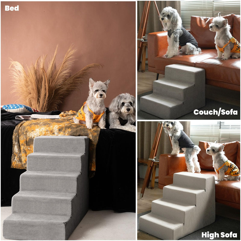 MEWANG Stairs high-density foam minimizes sag for comfortable climbs.