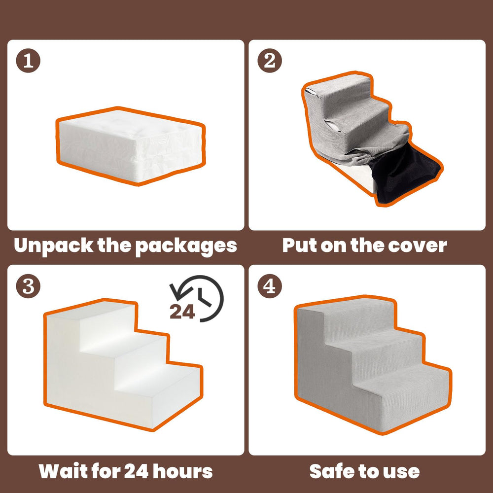 MEWANG Stairs washable cover makes cleaning quick and easy.