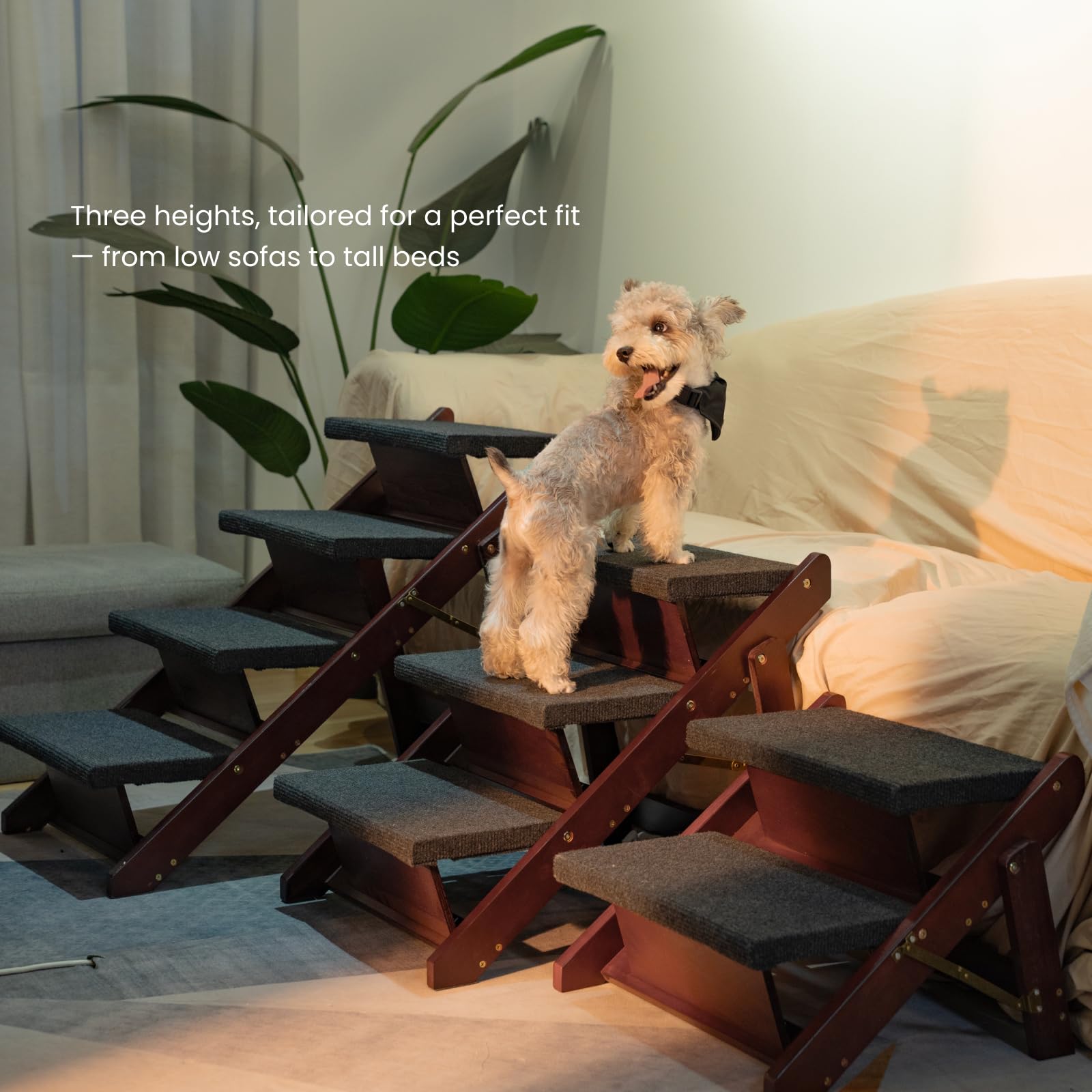 MEWANG pet stairs maximum load 220 lbs